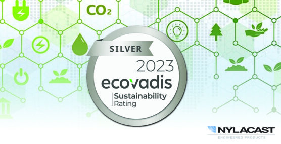 EcoVadis Silver Award for Nylacast Engineered Products Ltd