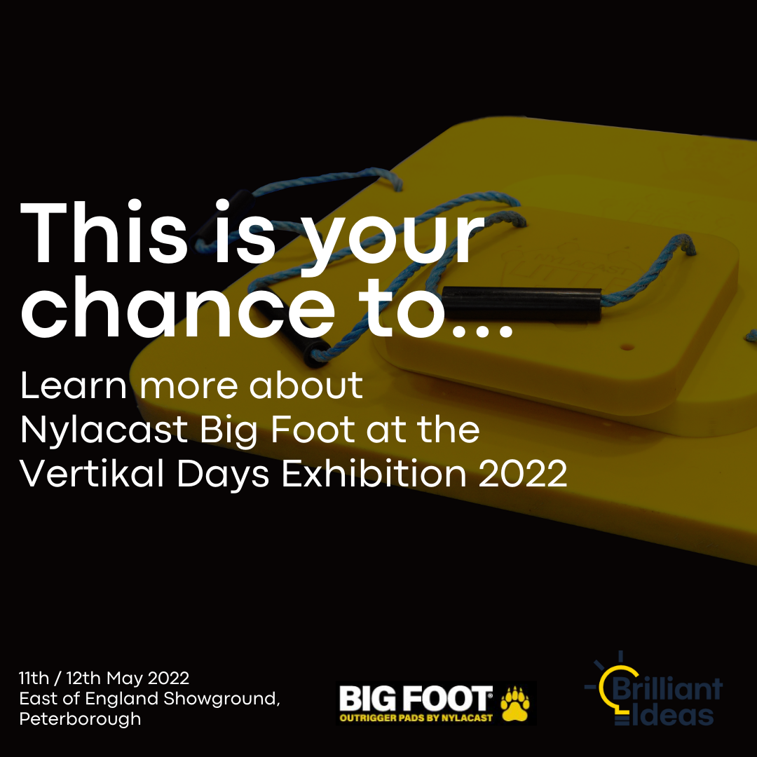 Nylacast Big Foot At The Vertikal Days Exhibition 2022 - Nylacast